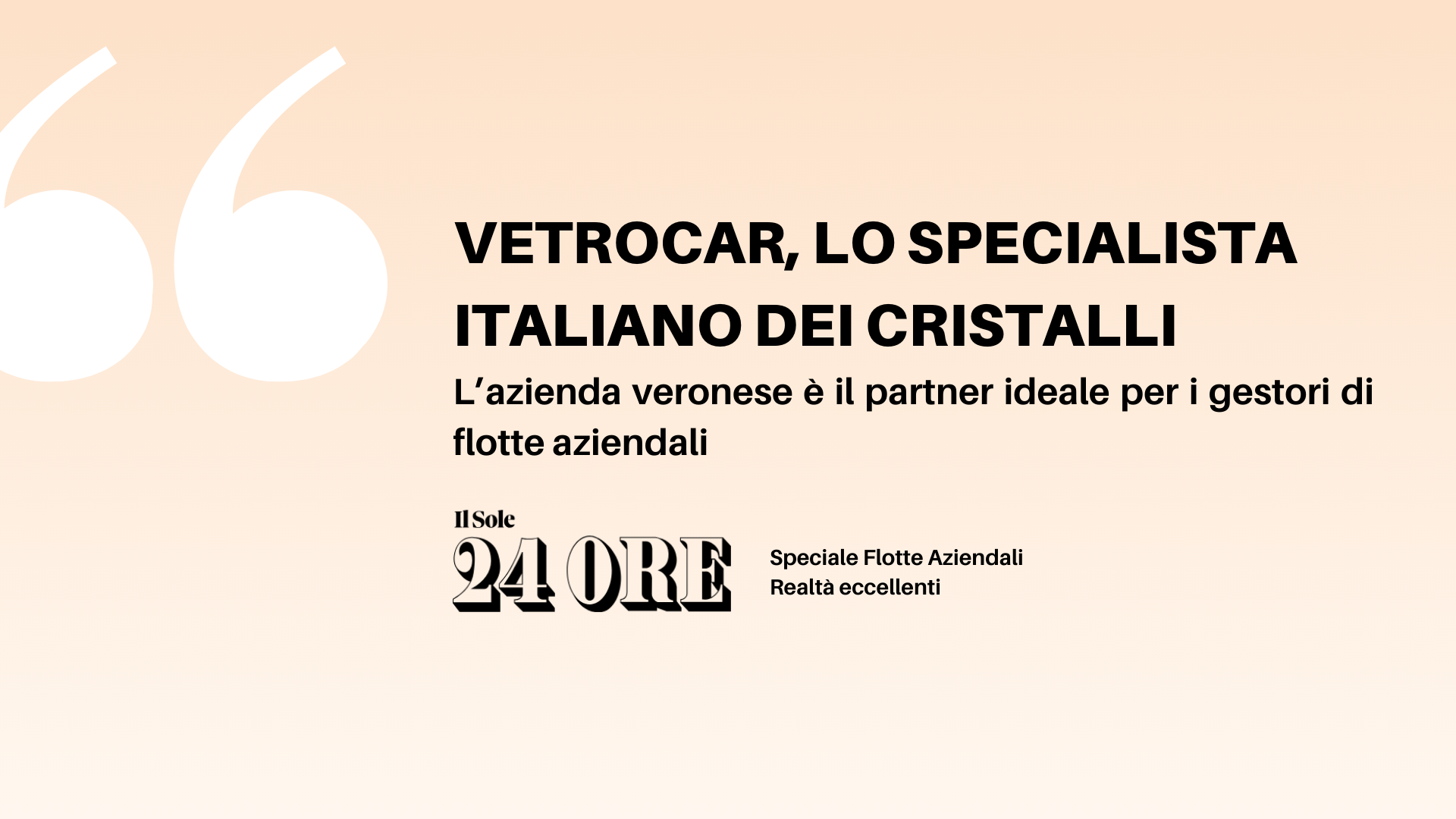 VetroCar, lo specialista italiano dei cristalli